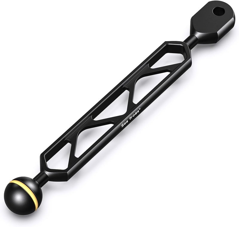 Seafrogs Ball Arm Ball to YS Mount Arm 8.0" Essential Diving Equipment Underwater Photography Gear Lighting System Aluminum Alloy Diving Equipment Accessory Lightweight Arms AM-6 - Image 1